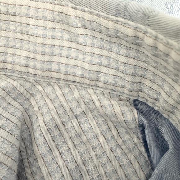 ROBERT GRAHAM Men’s Blue Buddha Jacquard Long Sleeve Button Up Shirt-Size Large - Picture 4 of 12